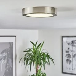 Hofstein Fnsrud Deckenleuchte LED Nickel-Matt, 1-flammig -Bürolampen Verkäufe fnsrud deckenleuchte h3436592 6