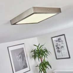 Hofstein Fnsrud Deckenleuchte LED Nickel-Matt, 1-flammig -Bürolampen Verkäufe fnsrud deckenleuchte h3436646 8