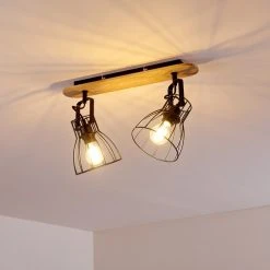 Hofstein Forshaga Deckenleuchte Holz hell, 2-flammig -Bürolampen Verkäufe forshaga deckenleuchte h3346877 11