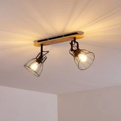 Hofstein Forshaga Deckenleuchte Holz hell, 2-flammig -Bürolampen Verkäufe forshaga deckenleuchte h3346877 14