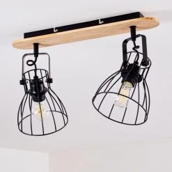 Hofstein Forshaga Deckenleuchte Holz hell, 2-flammig -Bürolampen Verkäufe forshaga deckenleuchte h3346877 18