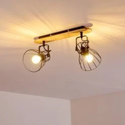 Hofstein Forshaga Deckenleuchte Holz hell, 2-flammig -Bürolampen Verkäufe forshaga deckenleuchte h3346877 7