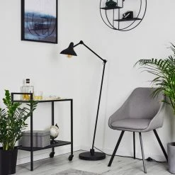 Hofstein Fort Stehleuchte Schwarz, 1-flammig -Bürolampen Verkäufe fort stehleuchte h3421512 9