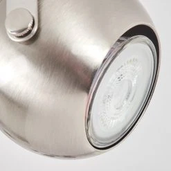 Hofstein Gadmen Deckenleuchte Nickel-Matt, Chrom, 1-flammig -Bürolampen Verkäufe gadmen deckenleuchte h3351895 5