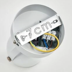 Hofstein Gadmen Deckenleuchte Chrom, Weiß, 1-flammig -Bürolampen Verkäufe gadmen deckenleuchte h3351918 2