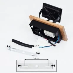 Hofstein Giresta Deckenleuchte LED Schwarz, Braun, 1-flammig -Bürolampen Verkäufe giresta deckenleuchte h3426227 4