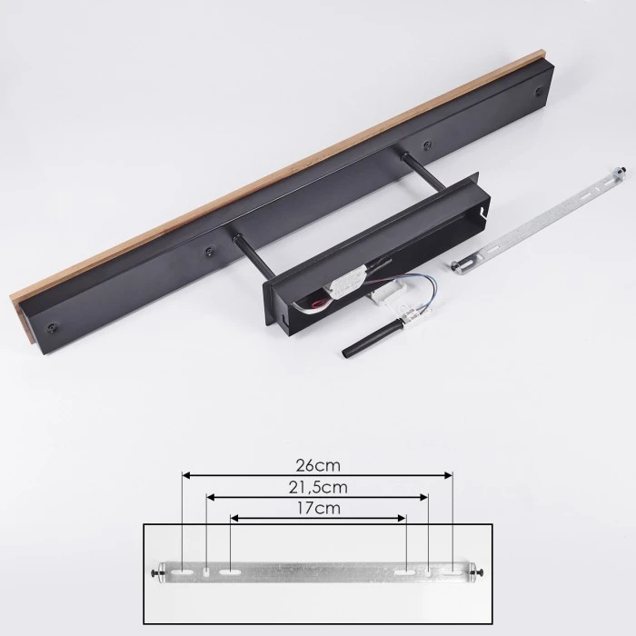 Hofstein Giresta Deckenleuchte LED Schwarz, 4-flammig 5 Hofstein Giresta Deckenleuchte LED Schwarz, 4-flammig – Bild 5