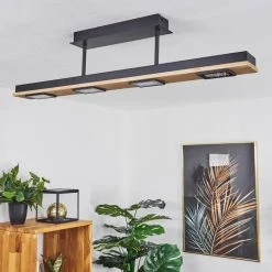 Hofstein Giresta Deckenleuchte LED Schwarz, 4-flammig 19 Hofstein Giresta Deckenleuchte LED Schwarz, 4-flammig -Bürolampen Verkäufe giresta deckenleuchte h3436691 9