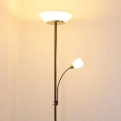 Hofstein Gismaro Stehleuchte Nickel-Matt, 3-flammig -Bürolampen Verkäufe gismaro stehleuchte h3358054 13