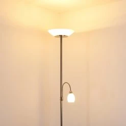 Hofstein Gismaro Stehleuchte Nickel-Matt, 3-flammig -Bürolampen Verkäufe gismaro stehleuchte h3358054 2