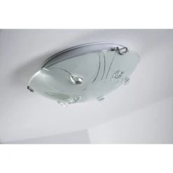 Globo ALIVIA Deckenleuchte Chrom, 2-flammig -Bürolampen Verkäufe globo alivia deckenleuchte 40414 2 3