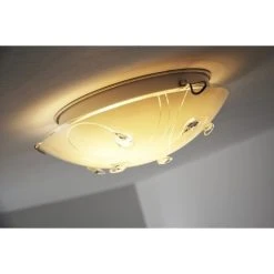 Globo ALIVIA Deckenleuchte Chrom, 2-flammig -Bürolampen Verkäufe globo alivia deckenleuchte 40414 2 7