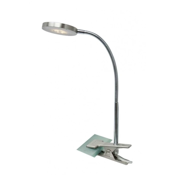 GLOBO DENIZ Klemmleuchte LED Nickel-Matt, Chrom, 1-flammig 1 GLOBO DENIZ Klemmleuchte LED Nickel-Matt, Chrom, 1-flammig