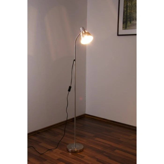 Globo Ego Stehleuchte Nickel-Matt, Chrom, 1-flammig 4 Globo Ego Stehleuchte Nickel-Matt, Chrom, 1-flammig – Bild 4