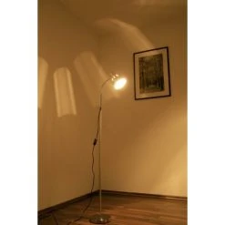 Globo Ego Stehleuchte Nickel-Matt, Chrom, 1-flammig 13 Globo Ego Stehleuchte Nickel-Matt, Chrom, 1-flammig -Bürolampen Verkäufe globo ego stehleuchte 24778 4