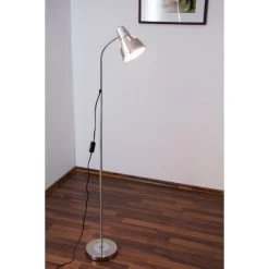 Globo Ego Stehleuchte Nickel-Matt, Chrom, 1-flammig 15 Globo Ego Stehleuchte Nickel-Matt, Chrom, 1-flammig -Bürolampen Verkäufe globo ego stehleuchte 24778 6