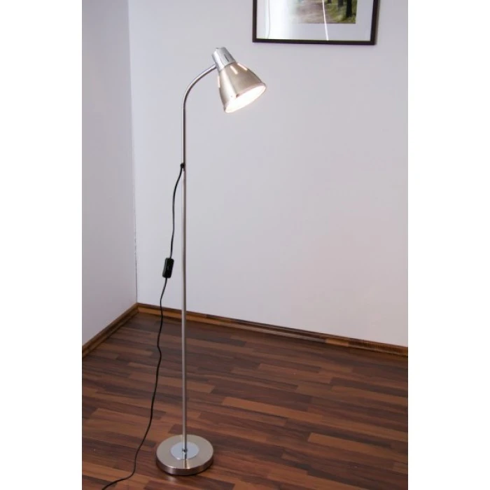 Globo Ego Stehleuchte Nickel-Matt, Chrom, 1-flammig 7 Globo Ego Stehleuchte Nickel-Matt, Chrom, 1-flammig – Bild 7