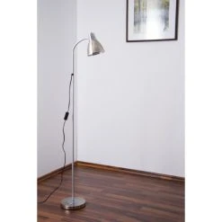 Globo Ego Stehleuchte Nickel-Matt, Chrom, 1-flammig 16 Globo Ego Stehleuchte Nickel-Matt, Chrom, 1-flammig -Bürolampen Verkäufe globo ego stehleuchte 24778 7