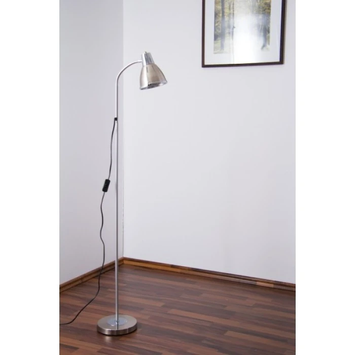 Globo Ego Stehleuchte Nickel-Matt, Chrom, 1-flammig 8 Globo Ego Stehleuchte Nickel-Matt, Chrom, 1-flammig – Bild 8