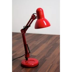 Globo Famous Schreibtischleuchte Rot, 1-flammig -Bürolampen Verkäufe globo famous schreibtischleuchte 24882 3