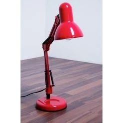 Globo Famous Schreibtischleuchte Rot, 1-flammig -Bürolampen Verkäufe globo famous schreibtischleuchte 24882 5