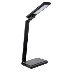 Globo HEKLA Tischleuchte LED Schwarz, 1-flammig -Bürolampen Verkäufe globo hekla tischleuchte 58339swc 2