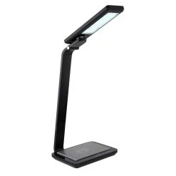 Globo HEKLA Tischleuchte LED Schwarz, 1-flammig -Bürolampen Verkäufe globo hekla tischleuchte 58339swc 7