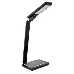 Globo HEKLA Tischleuchte LED Schwarz, 1-flammig -Bürolampen Verkäufe globo hekla tischleuchte 58339swc 9