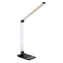 Globo KABIRA Tischleuchte LED Silber, 1-flammig -Bürolampen Verkäufe globo kabira tischleuchte 58425s 5