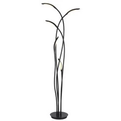 Globo KAELA Stehleuchte LED Schwarz, 1-flammig