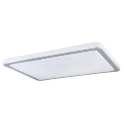 Globo LANZO Deckenleuchte LED Weiß, 1-flammig -Bürolampen Verkäufe globo lanzo deckenleuchte 48284 80 2