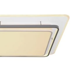 Globo LANZO Deckenleuchte LED Weiß, 1-flammig -Bürolampen Verkäufe globo lanzo deckenleuchte 48285 150 3