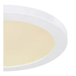 Globo LASSE Deckenleuchte LED Weiß, 1-flammig -Bürolampen Verkäufe globo lasse deckenleuchte 12379 24w 3