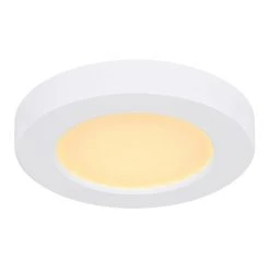 Globo LASSE Deckenleuchte LED Weiß, 1-flammig -Bürolampen Verkäufe globo lasse deckenleuchte 12379 6w 4