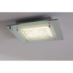 Globo LIANA Deckenleuchte LED Chrom, 1-flammig -Bürolampen Verkäufe globo liana deckenleuchte 49300 4