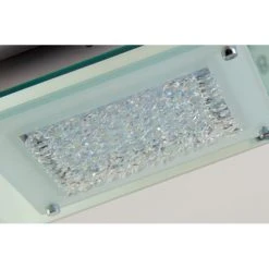 Globo LIANA Deckenleuchte LED Chrom, 1-flammig -Bürolampen Verkäufe globo liana deckenleuchte 49300 6