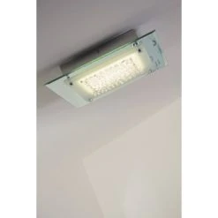 Globo LIANA Deckenleuchte LED Chrom, 1-flammig -Bürolampen Verkäufe globo liana deckenleuchte 49300 9