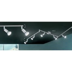 Globo MATRIX Strahler Nickel-Matt, Edelstahl, 6-flammig