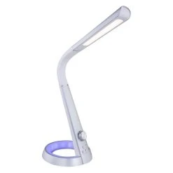 Globo MITTI Tischleuchte LED Silber, Weiß, 1-flammig, Farbwechsler -Bürolampen Verkäufe globo mitti tischleuchte 58376sds 7