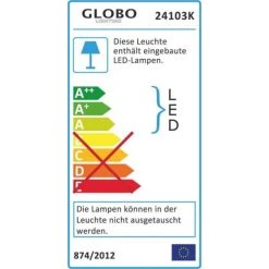Globo PEGASI Klemmstrahler LED Aluminium, 1-flammig -Bürolampen Verkäufe globo pegasi klemmstrahler 24103k 3