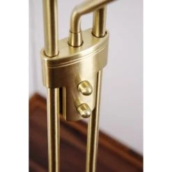 Globo PLUTO Deckenfluter Messing, Edelstahl, Gold, 2-flammig -Bürolampen Verkäufe globo pluto deckenfluter 5803 do1 4