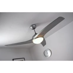 Globo PRIMO Ventilator Silber, Weiß, 2-flammig, Fernbedienung -Bürolampen Verkäufe globo primo ventilator 305 do1 2