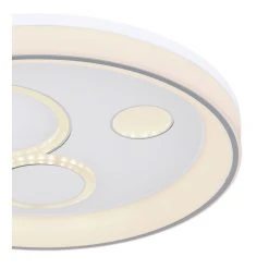 Globo ROBA Deckenleuchte LED Weiß, 1-flammig, Fernbedienung 11 Globo ROBA Deckenleuchte LED Weiß, 1-flammig, Fernbedienung -Bürolampen Verkäufe globo roba deckenleuchte 48423 36 3