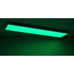 Globo ROSI LED Panel Weiß, 1-flammig, Fernbedienung, Farbwechsler -Bürolampen Verkäufe globo rosi led panel 41604d5rgbsh 15