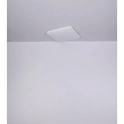 Globo SAJAMA I Deckenleuchte LED Weiß, 1-flammig, Fernbedienung -Bürolampen Verkäufe globo sajama i deckenleuchte 41348 30sqsh 10