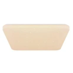 Globo SAJAMA I Deckenleuchte LED Weiß, 1-flammig, Fernbedienung -Bürolampen Verkäufe globo sajama i deckenleuchte 41348 30sqsh 2