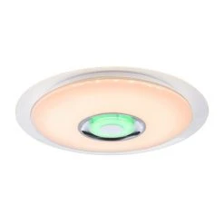 GLOBO TUNE Deckenleuchte LED Weiß, 2-flammig, Fernbedienung, Farbwechsler -Bürolampen Verkäufe globo tune deckenleuchte 41341 24 10