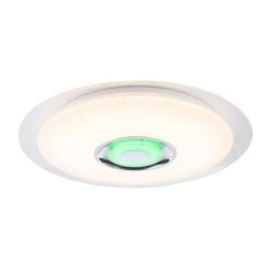 GLOBO TUNE Deckenleuchte LED Weiß, 2-flammig, Fernbedienung, Farbwechsler -Bürolampen Verkäufe globo tune deckenleuchte 41341 24 14