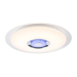 GLOBO TUNE Deckenleuchte LED Weiß, 2-flammig, Fernbedienung, Farbwechsler -Bürolampen Verkäufe globo tune deckenleuchte 41341 24 17