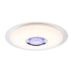 GLOBO TUNE Deckenleuchte LED Weiß, 2-flammig, Fernbedienung, Farbwechsler -Bürolampen Verkäufe globo tune deckenleuchte 41341 24 18